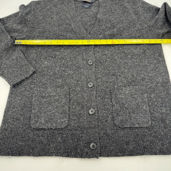 Pendleton Washable Wool Cardigan Sweater Pockets Gray Womens‎ Size L - Picture 5 of 10